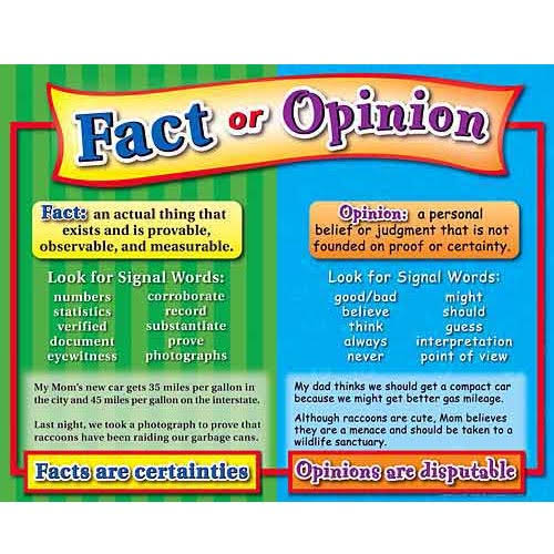Image result for fact and opinion
