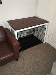 Doghousecrate Diy Dog Crate Diy Dog Stuff Dog Crate Table