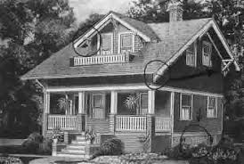 The Carlin Sears Homes Had Five Piece Eave Brackets Other Clues That The Home Is A Mail Order Home From Sears H Sears Catalog Homes Modern House Small House
