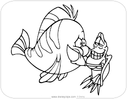 The little mermaid is an animated film released by disney in 1988. The Little Mermaid Coloring Pages Disneyclips Com