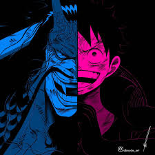 One piece wallpaper, anime, monkey d. Aboude Art On Twitter Luffy Vs Kaido Onepiece Onepiecespoilers Ø­Ø±Ù‚ ÙˆÙ† Ø¨ÙŠØ³