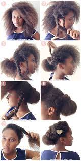 Natural Hair Chignon Hair Styles Natural Hair Styles Beautiful Natural Hair