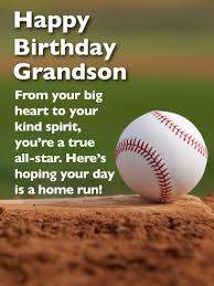 A sporty card for your grandson. You Re A True All Star Happy Birthday Card For Grandson Birthday Greeting Cards By Davia Grandson Birthday Happy Birthday Grandson Grandson Birthday Wishes