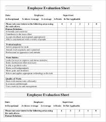 12 employee evaluation templates word apple pages