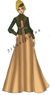 Model baju gamis modern kekinian. Mewarnai Gambar Sketsa Baju Muslim Wanita Terbaru Kataucap