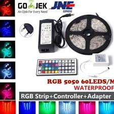 Jual lampu emergency led dengan remote harga paling murah. Lampu Led Strip Rgb Lampu Roll Led Strip Rgb Set Adaptor Remote Rgb Control Lazada Indonesia