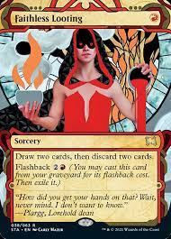 Since this was inevitable ever since don lemon noticed that the riots and looting were starting to affect democratic polling numbers, we may as well get it out of the way. Faithless Looting Strixhaven Mystical Archive Sta 38e Scryfall Magic The Gathering Search