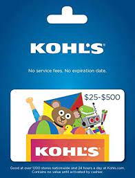 Kohl's gift card price check. Amazon Com Kohl S Gift Card 50 Gift Cards