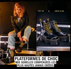 Martens have been worn by workers, for whom they were designed. Dr Martens Fr Voici Nos Plus Hautes Plateformes Milled