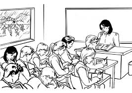 See more ideas about coloring pages, coloring pages for kids, colouring pages. Coloring Page Teacher In Classroom Free Printable Coloring Pages Img 8043