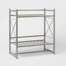 Modern black laminated wood shelf kit with metal brackets, 25 pounds at walmart and save. Metal Shelves Target