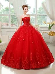Find more cheap wedding dresses, such as plus size, lace, strapless designer ball gown wedding dresses. Strapless Floor Length Red Ball Gown Wedding Dress Tidebuy Com