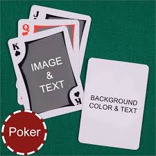 Choose any design for your custom deck of cards or create your own from scratch! Modern Personalized Both Sides Playing Cards