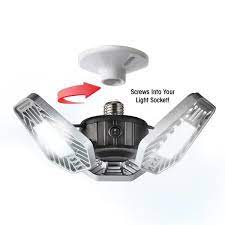 They are meant for recessed lighting fixtures so being as open as they are the heat isn't noticeable. Beyond Bright 3500 Lumens 11 5 In Single Pole Occupancy Led Flush Mount Garage Light Bebr Mc4 The Home Depot
