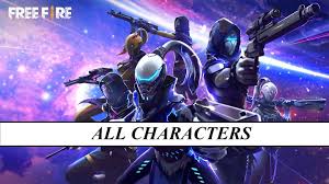 Free fire has overall 34 characters in the game. Free Fire All Characters Name List Photos Special Ability Unlock Price Mobile Gaming Hub