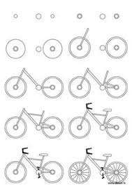 How to draw a bike. Drawing Bicycle Como Dibujar Una Bicicleta Aprender A Dibujar Lecciones De Arte