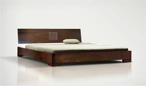 lit design zenno bas wenge lit design mobilier lit lit bois
