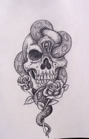 Skull Snake Roses By Davart11 D344o2q Jpg 900 1 403 Pixels Ad Skull Tattoo Design Tattoos Skull Drawing