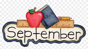 Can be used as flashcards. Month September Clip Art Black And White Techflourish September Calendar Clip Art Free Transparent Png Clipart Images Download