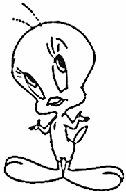 Tweety is a chick of a canary bird that lives in the house of her grandmother and her cat sylvester. Tweety Coloring Pages To Print Coloring Home