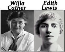 Edith Lewis (1882-1972), Former editor of McClure's Magazine and domestic  partner of novelist Willa Cather for 40 years; in 1953, she published  “Willa Cather Living;” she is buried next to Willa; Old