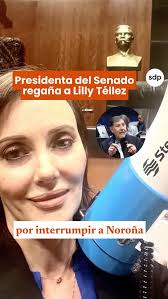 Presidenta del Senado regaña ❗🗯️ a Lilly Téllez por interrumpir a Noroña  😲 #Noroña #lillytellez #senadodelarepública