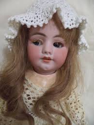 Antique Simon & Halbig Wimpern Gesetzl Geschuzt 1039 DEP bisque doll- 20"  tall