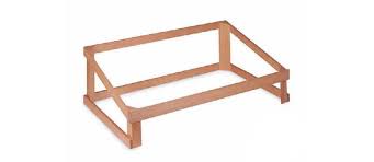 N.1 base laterale sospesa con 1 cestone e 2 cassetti interni aggiuntivi, cm 50 p.51 h.72. Alzata Inclinata X Cassette Legno H 18 Showbar