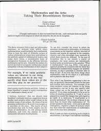 Mathematical beauty is the aesthetic pleasure typically derived from the abstractness, purity, simplicity, depth or orderliness of mathematics. Scholarship Claremont Edu