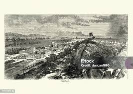 View Of Bombay India 19th Century Stock ...