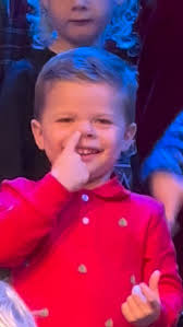 enjoy a little performance from our viral video. he was so proud to show me  what he learned 🥺 #showingupmatters #sweetestmomemt #christmasperformance  #mamasboy