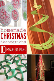 'tis the season for homemade christmas ornaments made by kids! 10 Homemade Christmas Decorations For Kids To Make