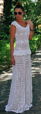 Weitere ideen zu hochzeitskleid, hochzeit, brautkleid. Diseno A Crochet Hakelkleid Kleidung Hakeln Hochzeitskleid Hakeln