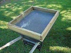 Building A Soil Sifter Screen To Remove Rocks Stones And Chunks From Dirt And Compost Soil Creative Gardening Compost