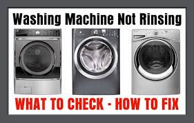 How to change the belt on a front load washing machine. Washing Machine Not Rinsing How To Fix
