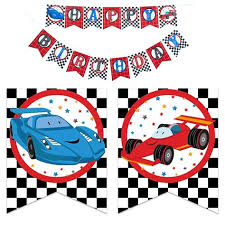 Conjunto de diseño a juego #06677. Banner Para Cumpleanos Gratis Pista De Carreras Banner Para Cumpleanos Gratis Pista De Carreras Ferrari Divertida Decoracion Para Completar Tu Tema De Fiesta Laurinha Life