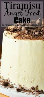 Entdecke rezepte, einrichtungsideen, stilinterpretationen und andere ideen zum ausprobieren. Tiramisu Angel Food Cake Consists Of Light Airy Layers Of Angel Food Cake Liquor Infused Espresso Creamy Mar Angel Food Favorite Dessert Recipes Cake Recipes