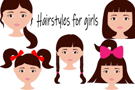 Afro, bangs, bob cut, bouffant, braid, bun, buzz cut, cornrows, crown braid, faux hawk, finger wave, french braid, long hair, pixy, ponytail. Set With Different Hairstyles For Girls Vector By Irinashishkova Thehungryjpeg Com