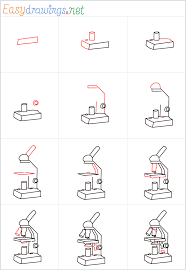 How To Draw A Microscope Step By Step - [12 Easy Phase]