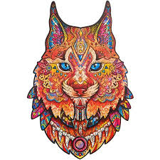 Nature and animal jigsaw puzzles. Aihome Unique Shape Jigsaw Pieces Animal Shaped Jigsaw Wooden Jigsaw Puzzles For Adults And Kids Bobcat Puzzle Best For Family Game Play Collection Walmart Canada