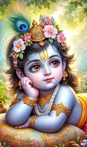 🦚 Jai Kanhaiya Laal ki🦚 What are you thinking Prabhu? I am sure He is  anxiously waiting to see what preparations are being made for Janamashtami  🙏