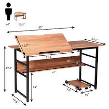 Choose from contactless same day delivery, drive up and more. Generic 55 Computer Desk Writing Desk Drafting Desk Drawing Table W Tiltable Tabletop