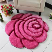 3d cicek shaggy yuvarlak hali paspas ev oturma odasi icin dugun tapetes tuylu kilimler cicek de sala gul kalin yuvarlak kilim mat for ho ki li m paspas halilar