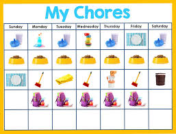 Editable Chore Chart For Kids