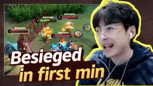 Top1 Lao Fuzi) Lai Shen was besieged by 3 enemies at the  start国一老夫子赖神开局就遭三人围攻- 王者荣耀Honor of Kings