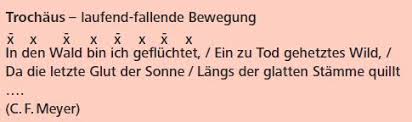 Meiner und kleiner reimen sich also. Trochaus Lyrik Einfach Erklart