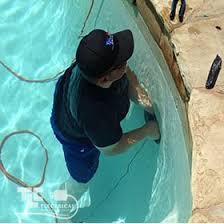 Pool Repair In Pool With Tools Tlc Electrical