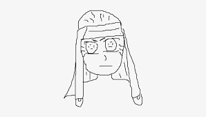 Random neji hyuga coloring pages. Neji Hyuuga Line Art 1020x608 Png Download Pngkit