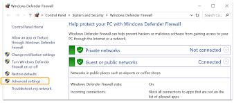 Image result for windows firewall inbound rule