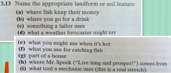 Maybe you would like to learn more about one of these? Name The Appropriate Landform Or Soil Feature A Chegg Com